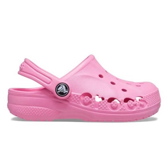 NWT Crocs Men's and Women's Baya Clogs Waterproof Slip-On Shoes Size m9/w11 Pink - Picture 2 of 5